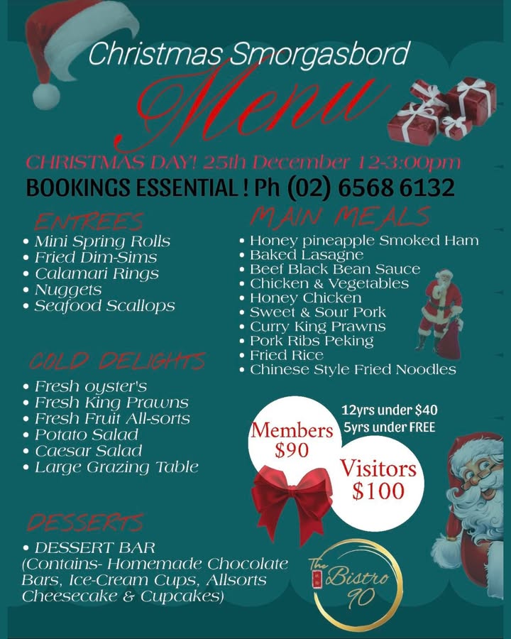 Featured image for “Festive Christmas Menu at Club Nambucca: Book Now for $90pp!”