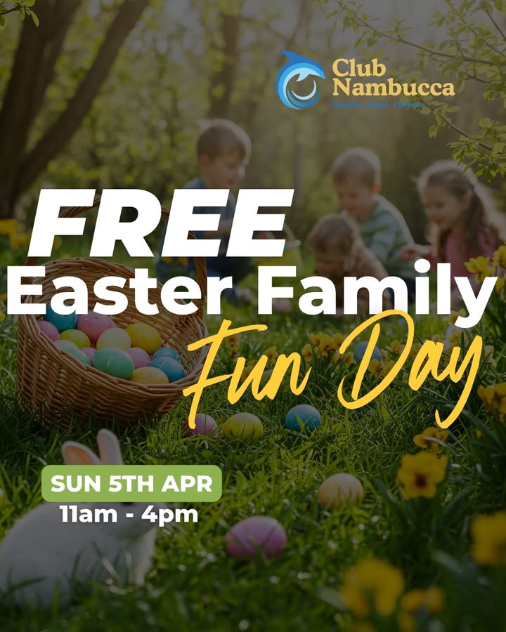 Featured image for “Free Easter Family Fun Day at Club Nambucca”