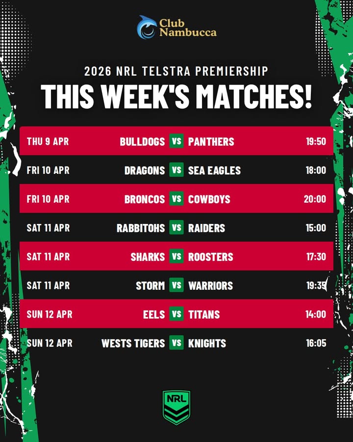 Featured image for “Watch the 2026 NRL Telstra Premiership Live at Club Nambucca”