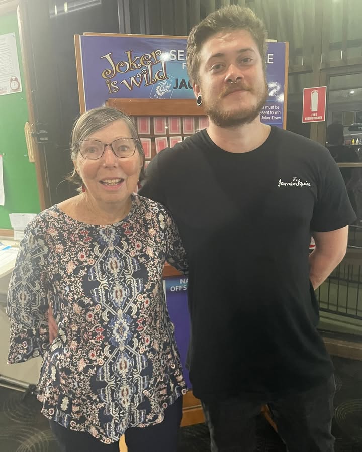 Featured image for “Congratulations Elaine – Members Draw Winner at Club Nambucca”