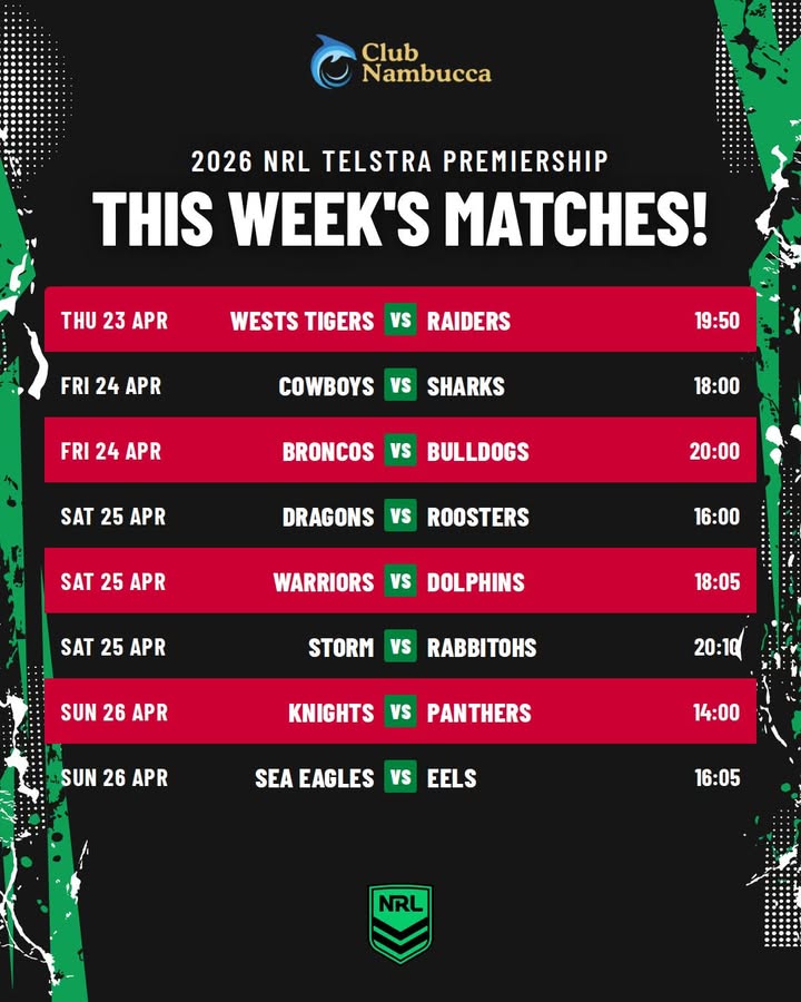 Featured image for “Watch the 2026 NRL Telstra Premiership Live at Club Nambucca”