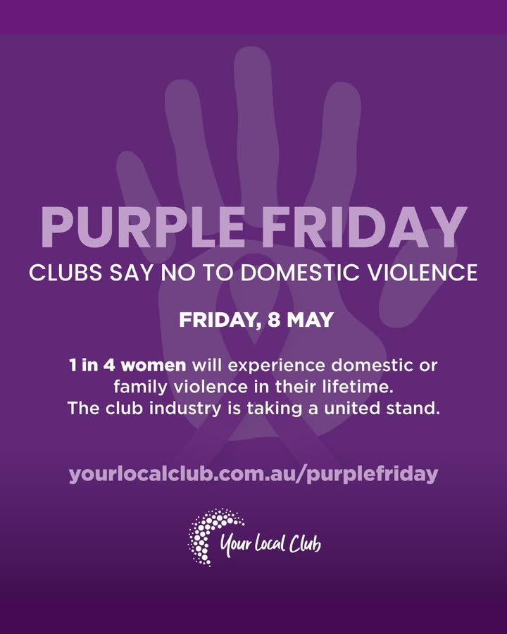 Featured image for “Club Nambucca Supports Purple Friday on 8 May”