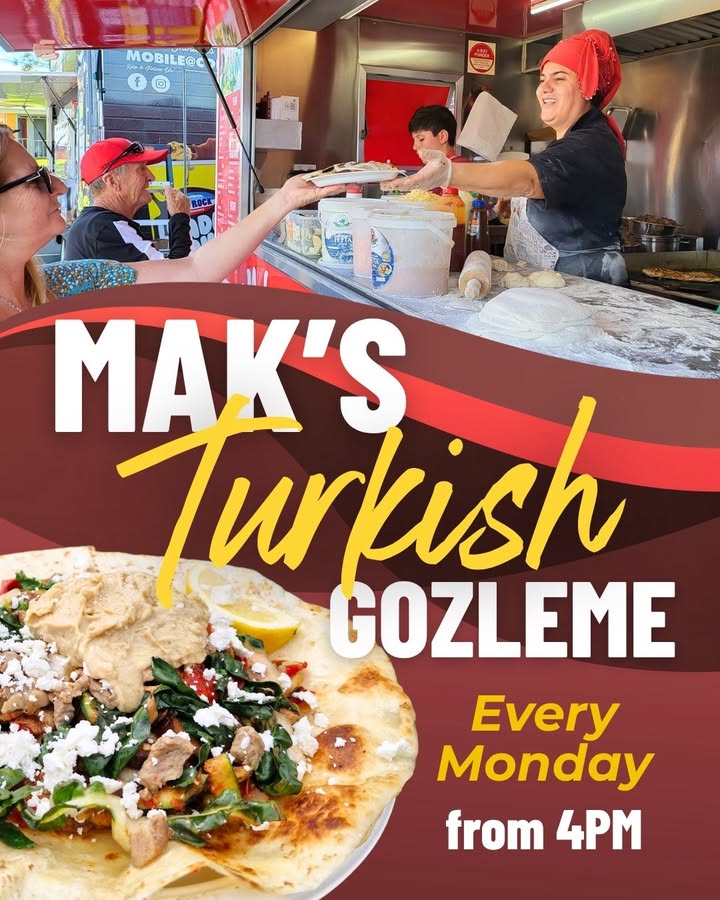 Featured image for “Mak’s Turkish Gozleme Now Every Monday at Club Nambucca”