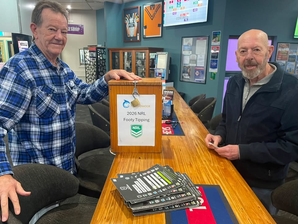 Featured image for “Footy Tipping Comp Heats Up at Club Nambucca”