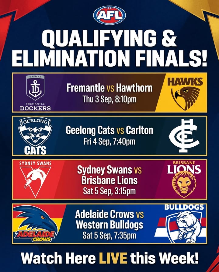Featured image for “AFL Qualifying & Elimination Finals Live at Club Nambucca”