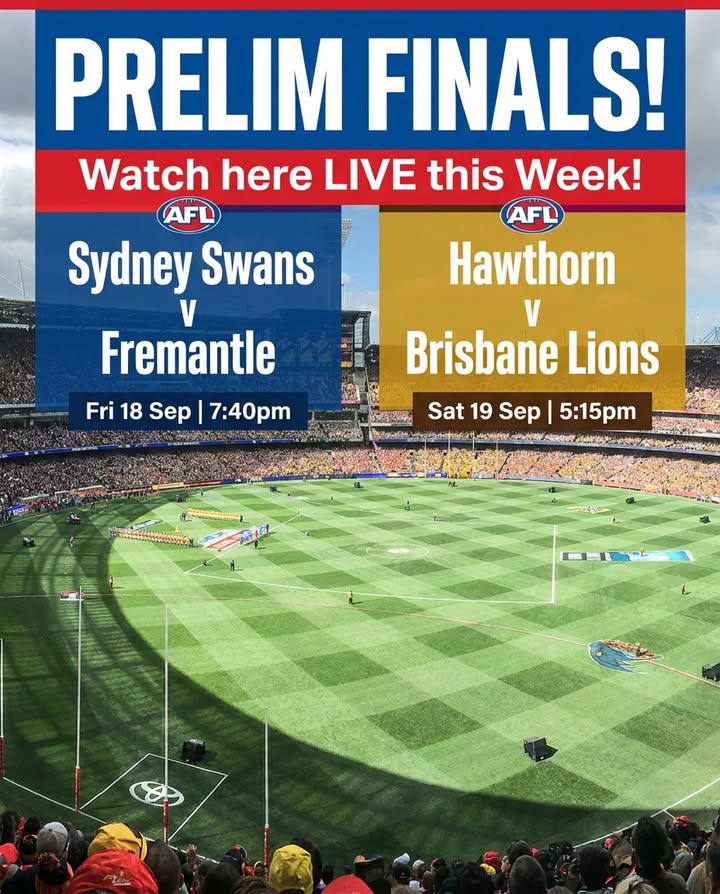 Featured image for “AFL Prelim Finals Live on the Big Screen at Club Nambucca”