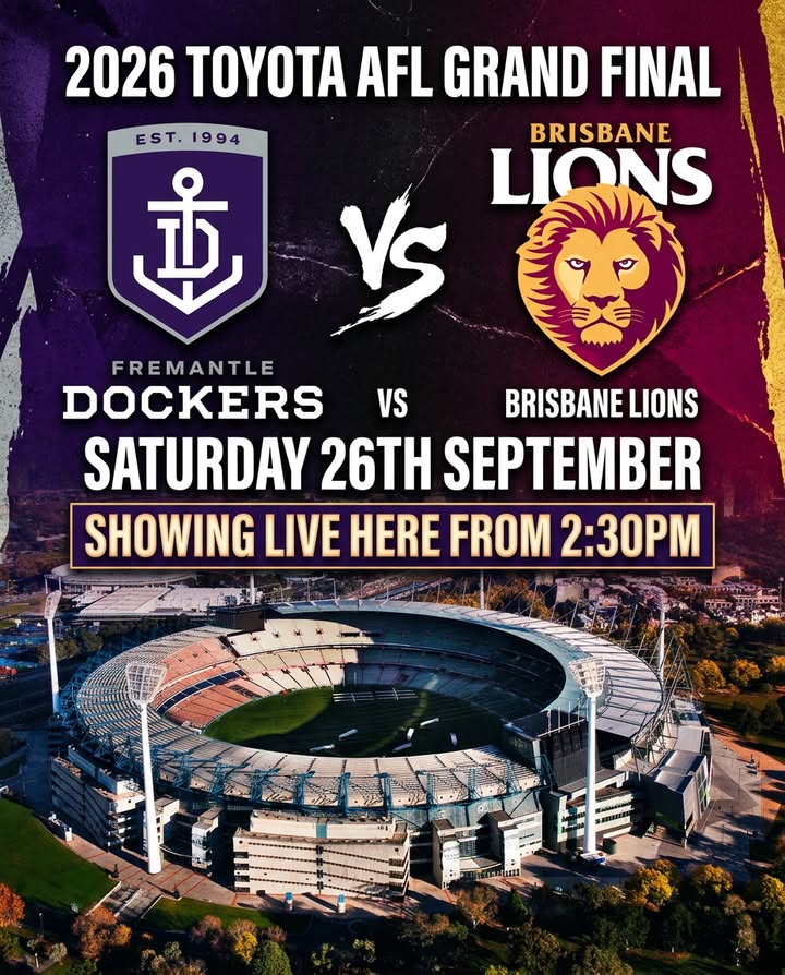 Featured image for “AFL Grand Final 2025 Live on the Big Screen at Club Nambucca”